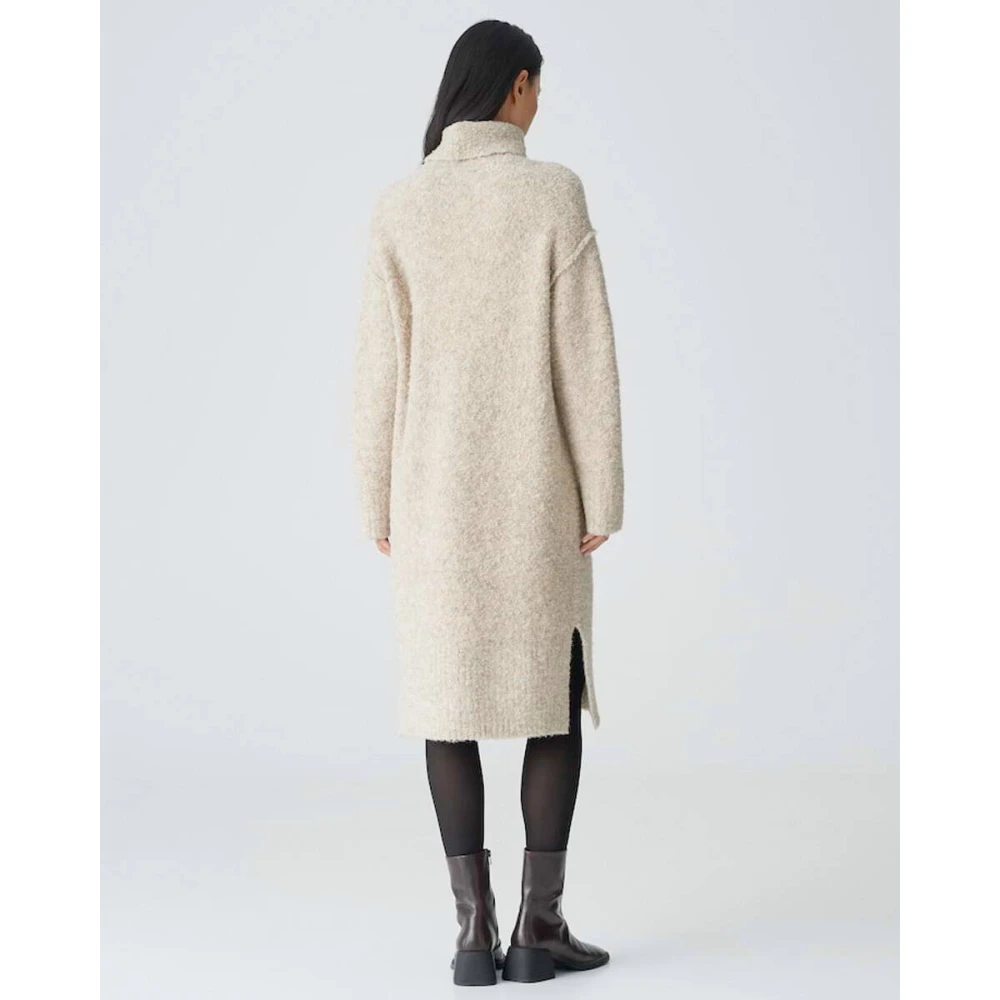 Opus Elegante Jurk Wastelle Beige Dames