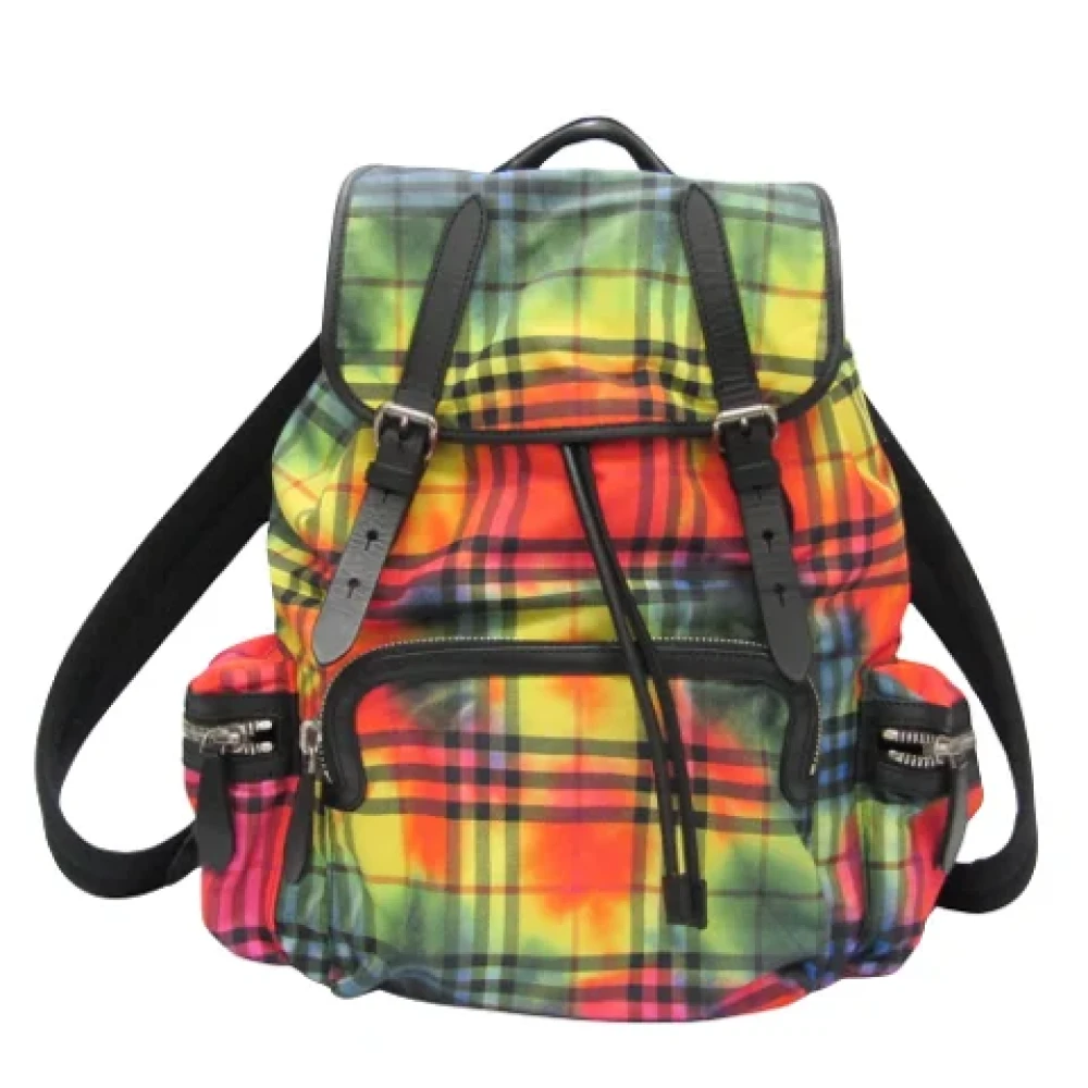 Burberry Vintage Pre-owned Fabric backpacks Multicolor Dames