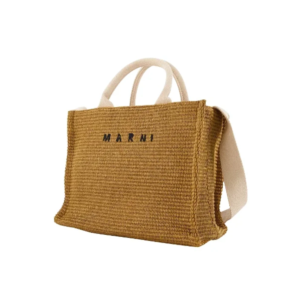 Marni Cotton handbags Brown Dames