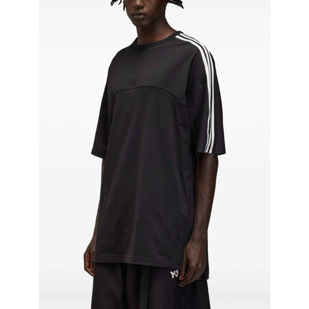 Y-3 Zwart T-shirt en Polo Black Heren