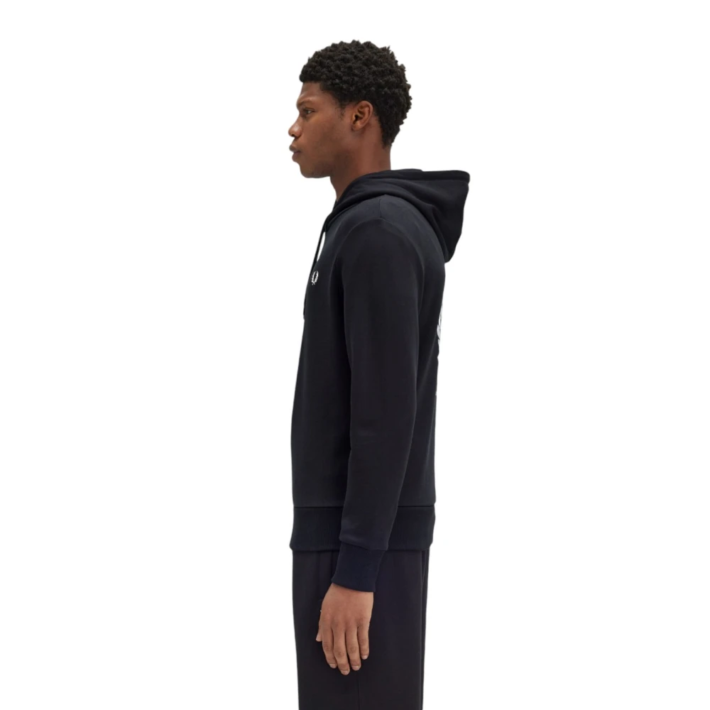 Fred Perry Stijlvolle Sweatshirt voor Mannen Black Heren