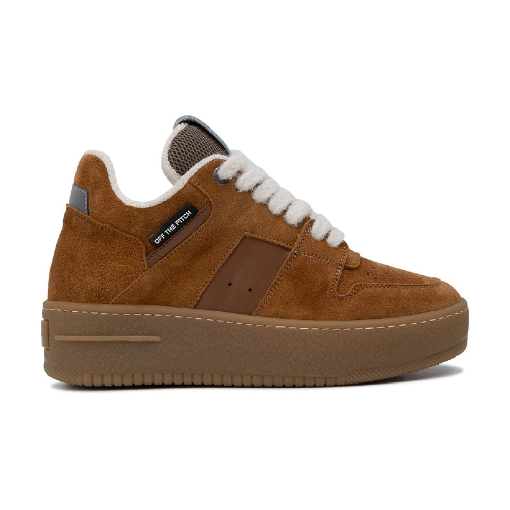 Off The Pitch Bruine Sneakers voor Dames Dames Schoenen