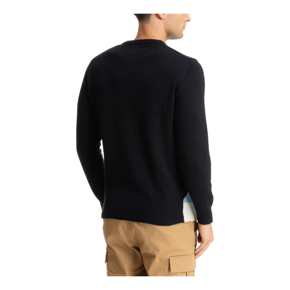 MC2 Saint Barth Abstract Multikleur Logo Geborduurde Sweater Multicolor Heren