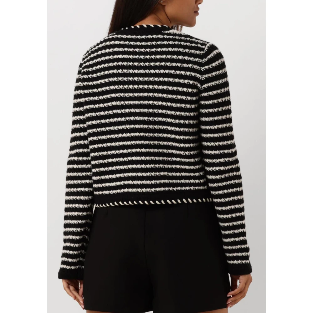 Vanessa Bruno Daya Gebreid Vest Black Dames