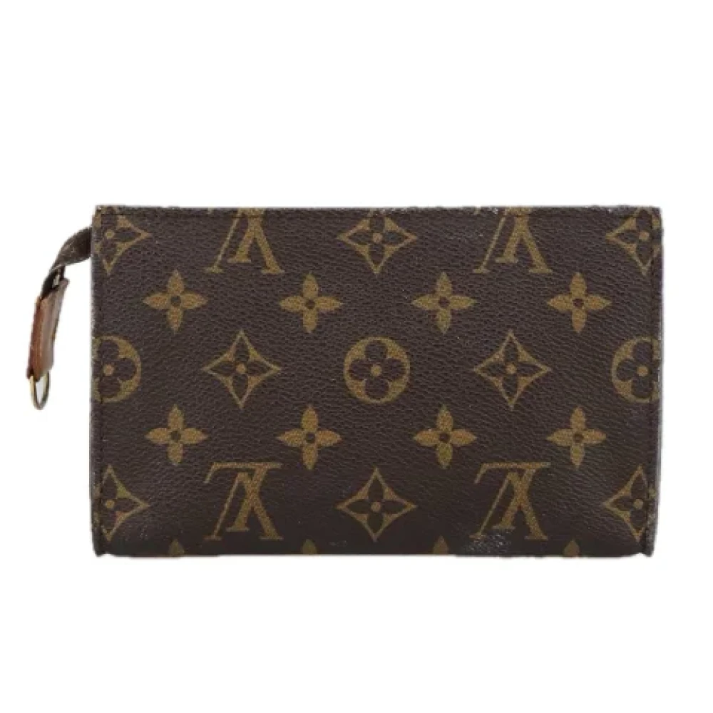 Louis Vuitton Vintage Pre-owned Canvas pouches Brown Dames