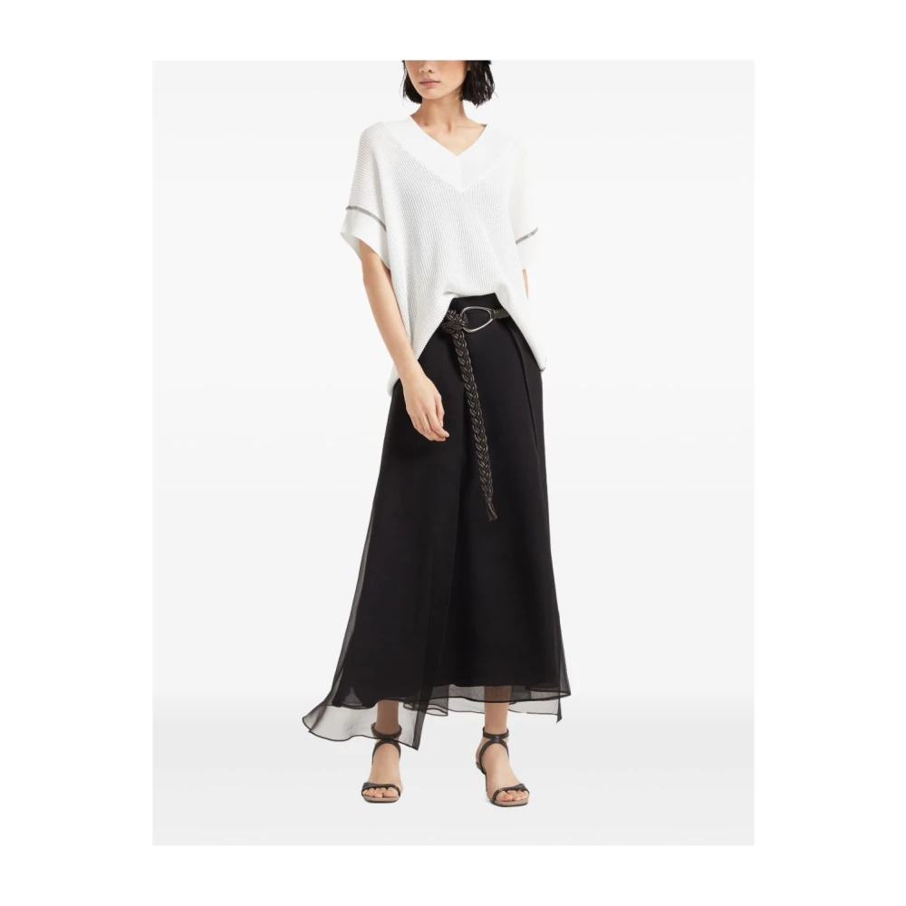 BRUNELLO CUCINELLI Witte Truien voor Vrouwen White Dames