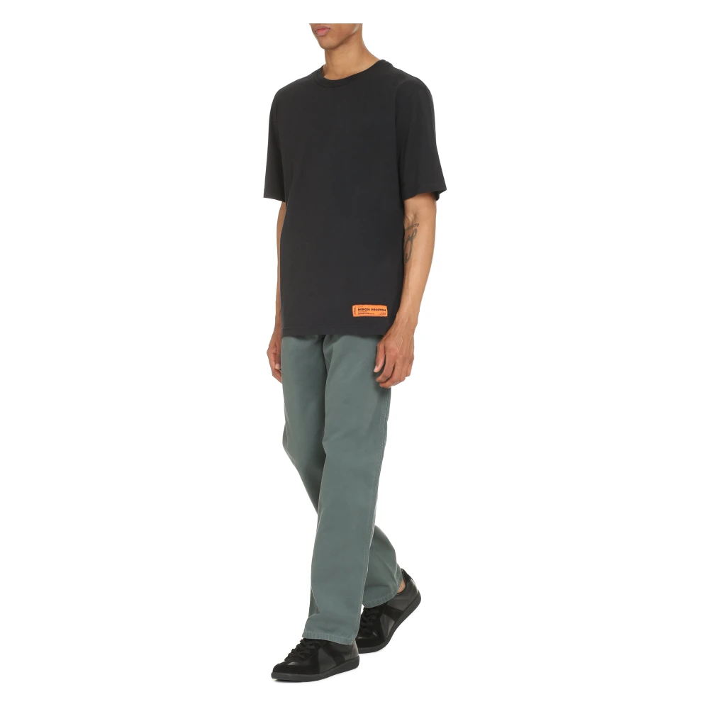 Heron Preston T-shirt met geribde halslijn Multicolor Heren