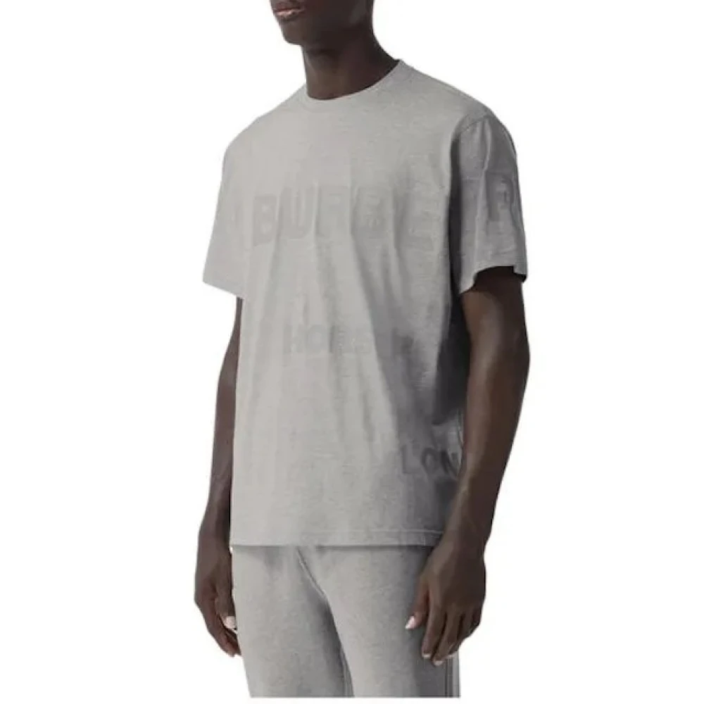 Burberry Horseferry Oversize Grijs T-Shirt Gray Heren