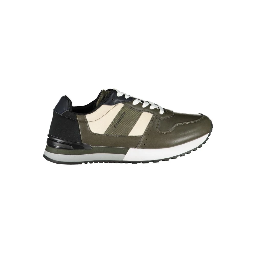 Carrera Men's Green Sneakers, 11 Uk, Emerald Glide Sporty Trainers With Contrast Laces