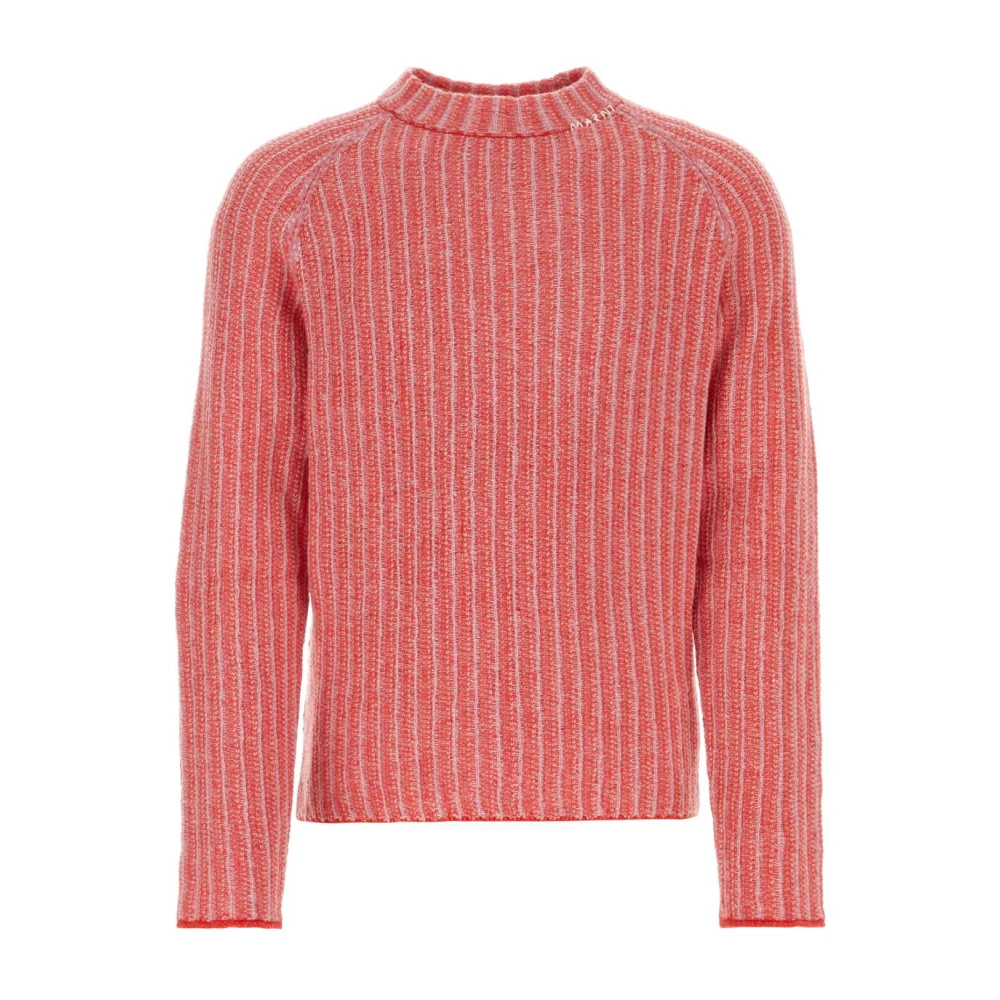 Marni Geborduurde wollen trui Red Heren