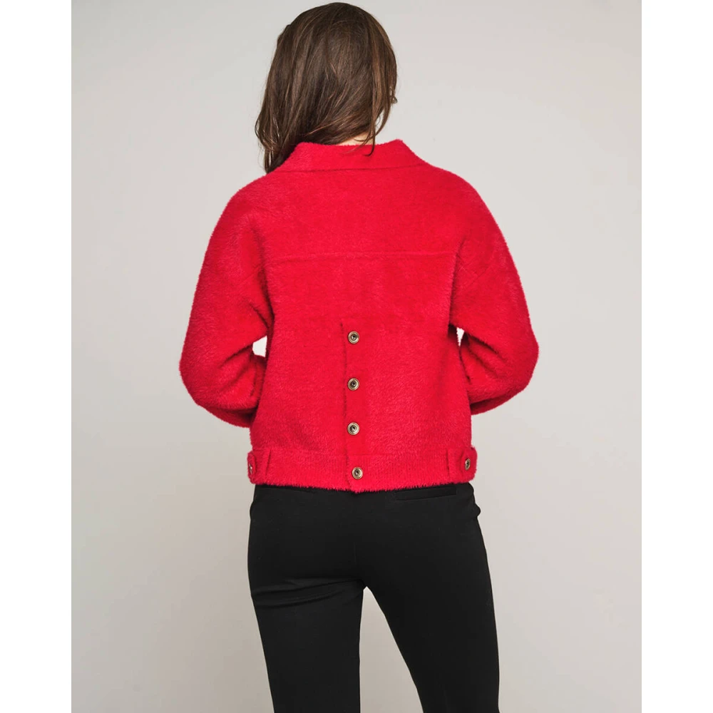 Rino&Pelle Bubbly Boxy Jack Red Dames
