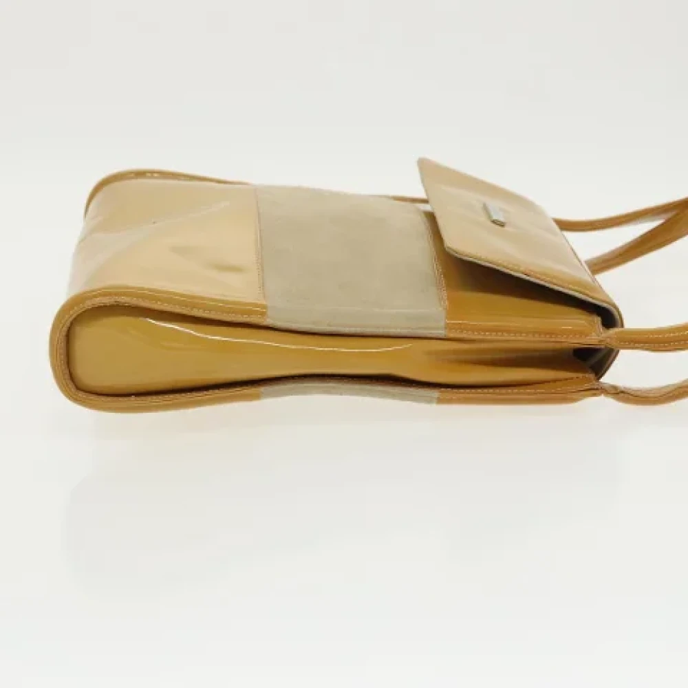 Gucci Vintage Pre-owned Leather shoulder-bags Yellow Dames
