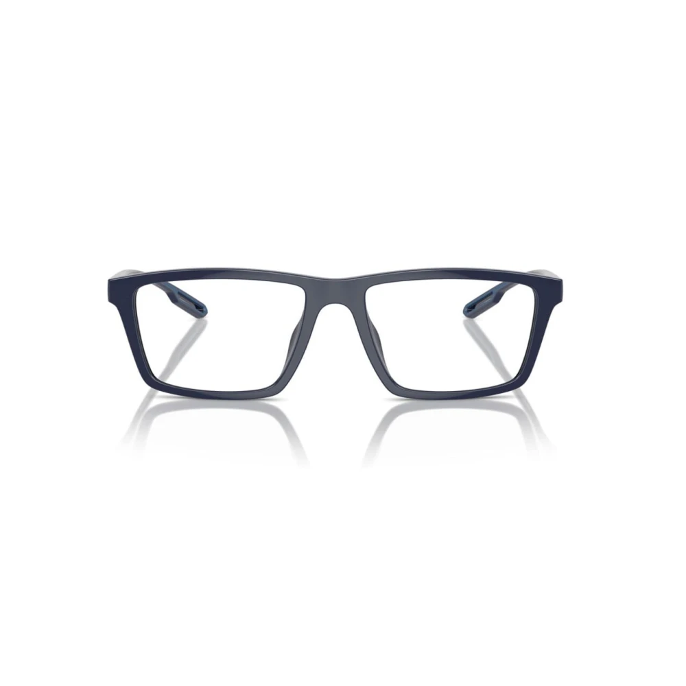 Emporio Armani Men's Blue Glasses, 55 Mm, Clip Sunglasses