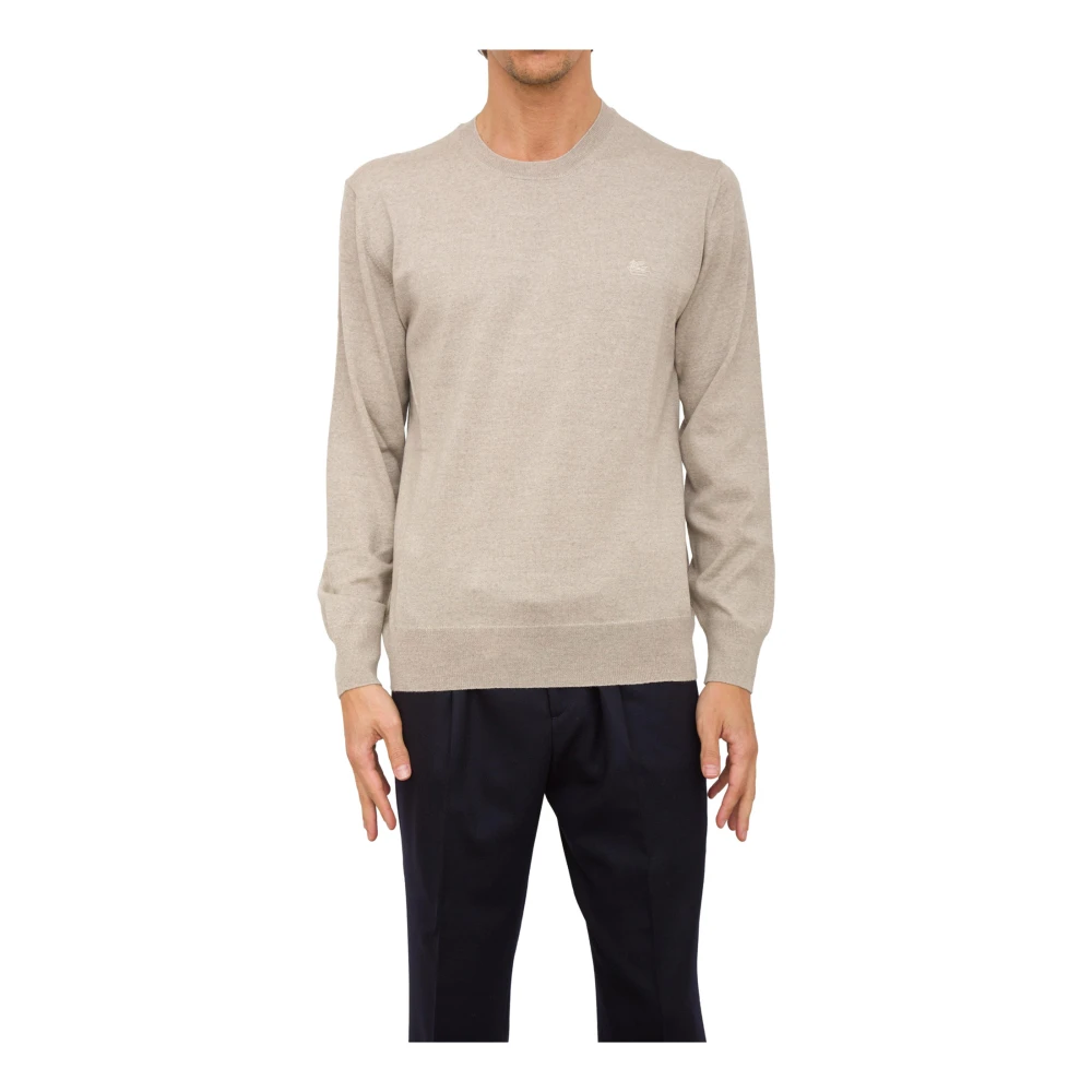 ETRO Gebreide Beige Trui Beige Heren