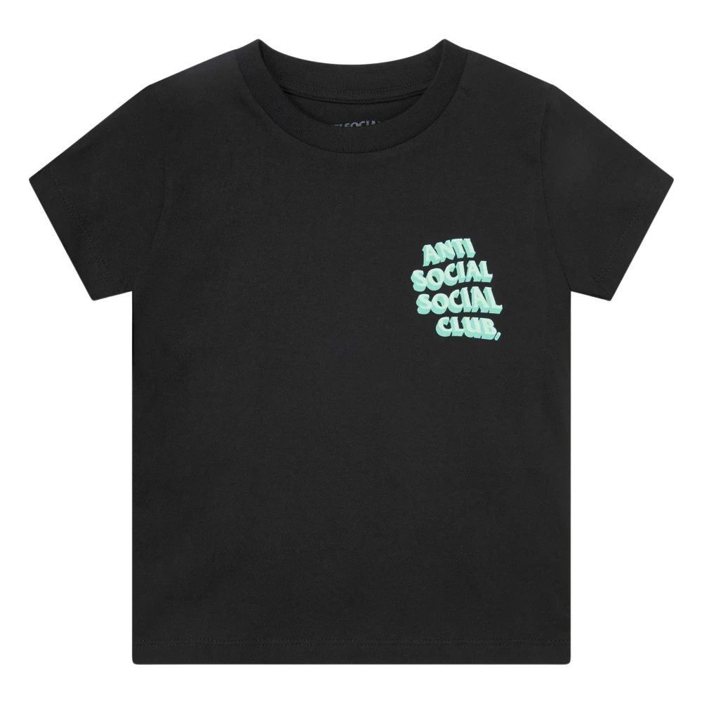 Anti Social Social Club Unisex Kids Black Popcorn T-Shirt - Kids Short Sleeve T-Shirts - 9 Y - Kids