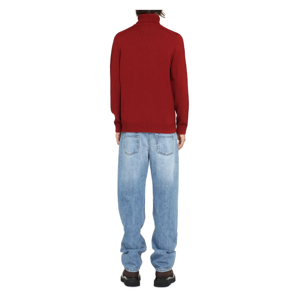 Drumohr Knitwear Red Heren