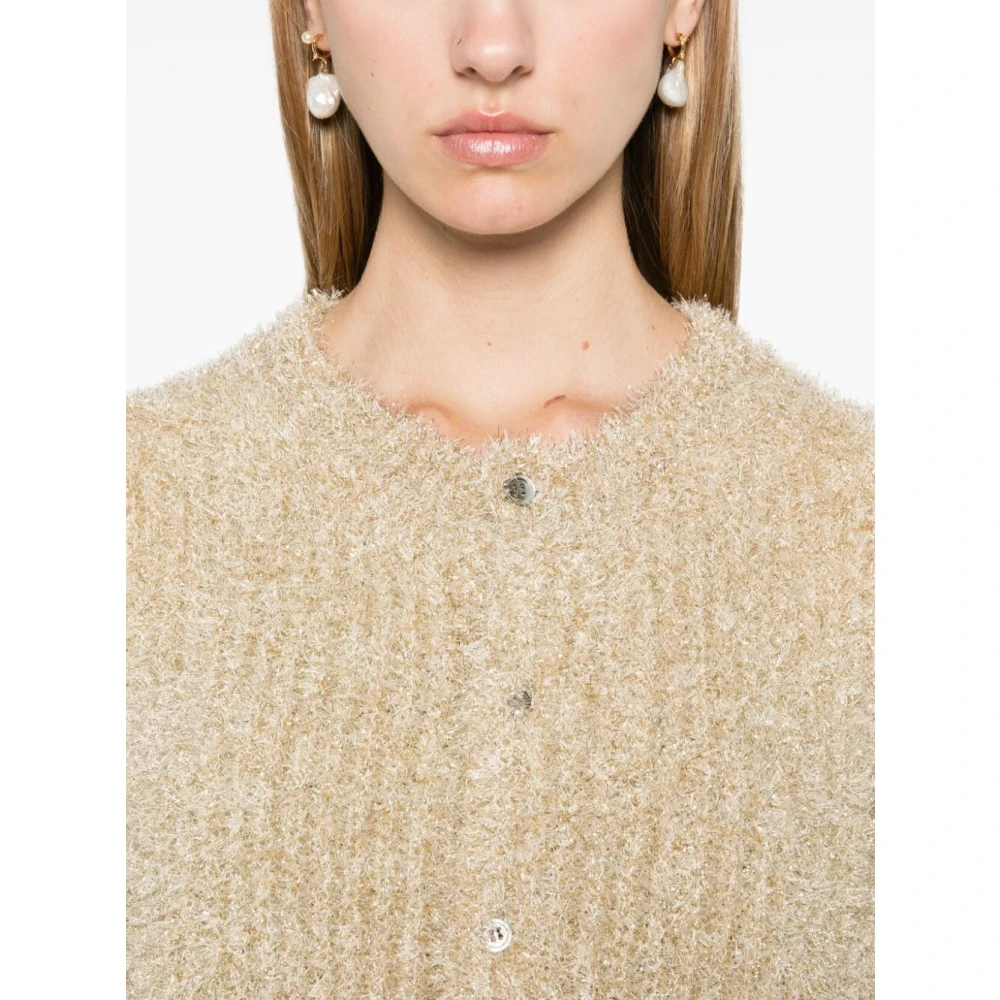 Comme des Garçons Gouden Sweater voor Stijlvolle Look Yellow Dames