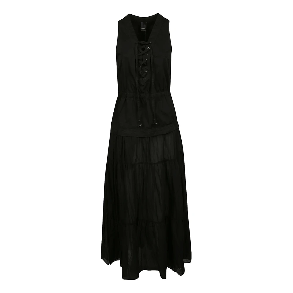Pinko Women's Black Casarsa Long Dress - Maxi Dresses - Xs - Dresses