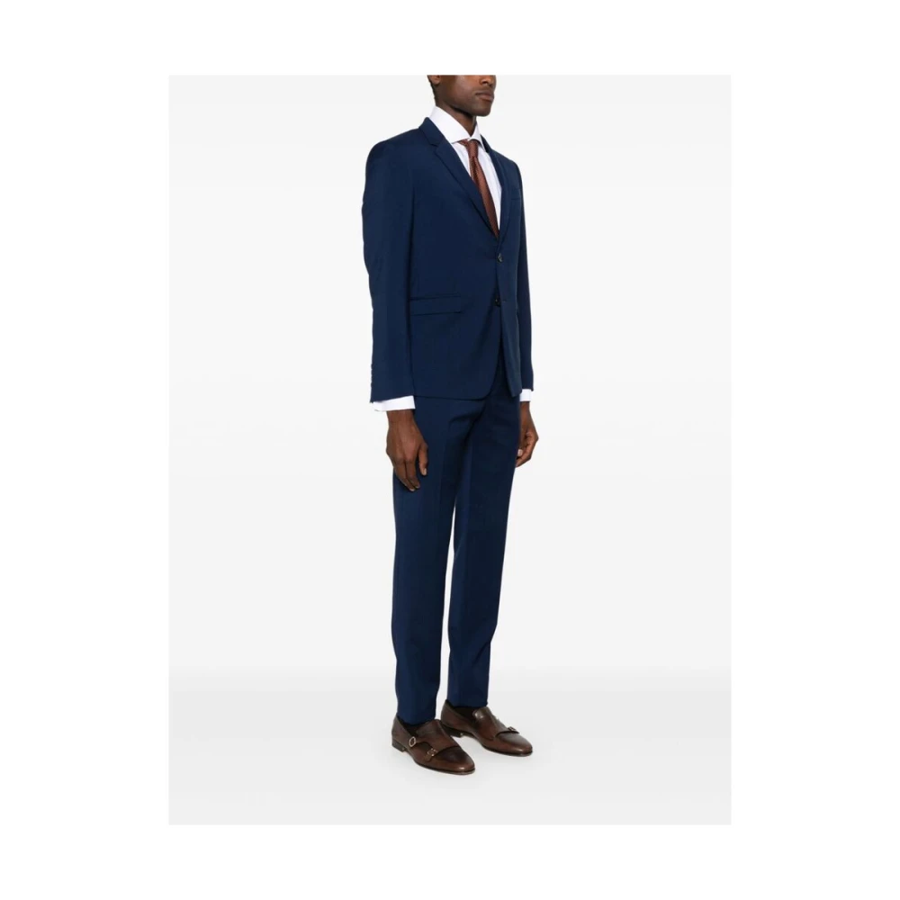 Reveres 1949 Ocean Blue Wollen Pak met Dartdetails Blue Heren