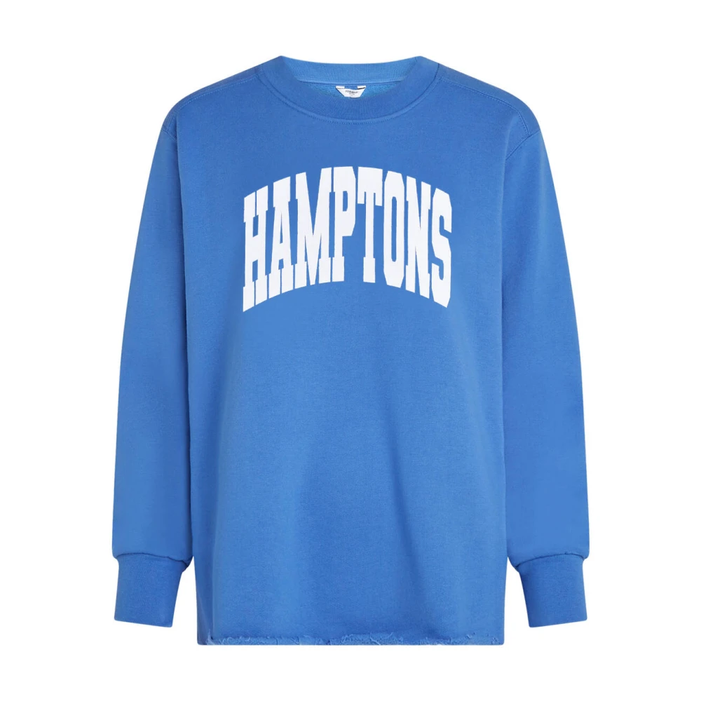 Penn&Ink N.Y Sweater Print Stijlvolle Sweater Blue Dames