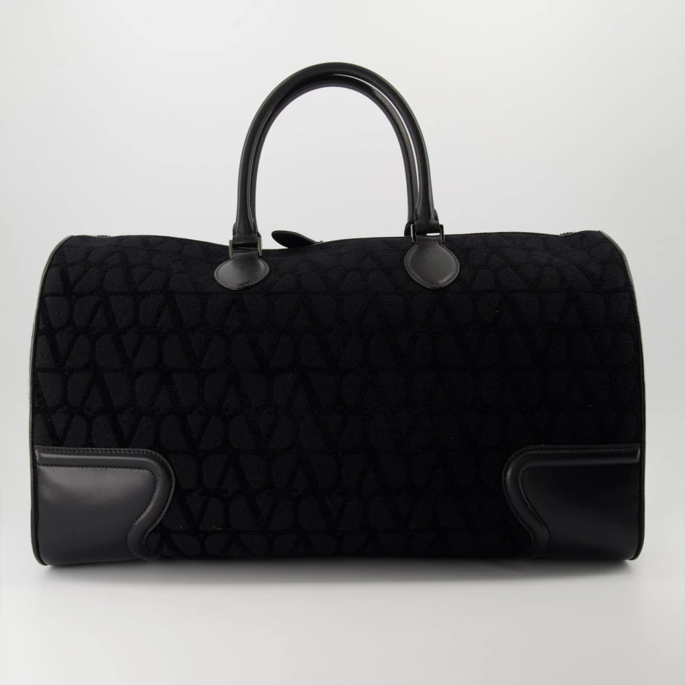 Valentino Garavani Iconographe Canvas Tas Black Heren