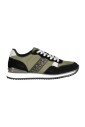 sneaker-en-polyester-vert-avec-details-contrastants