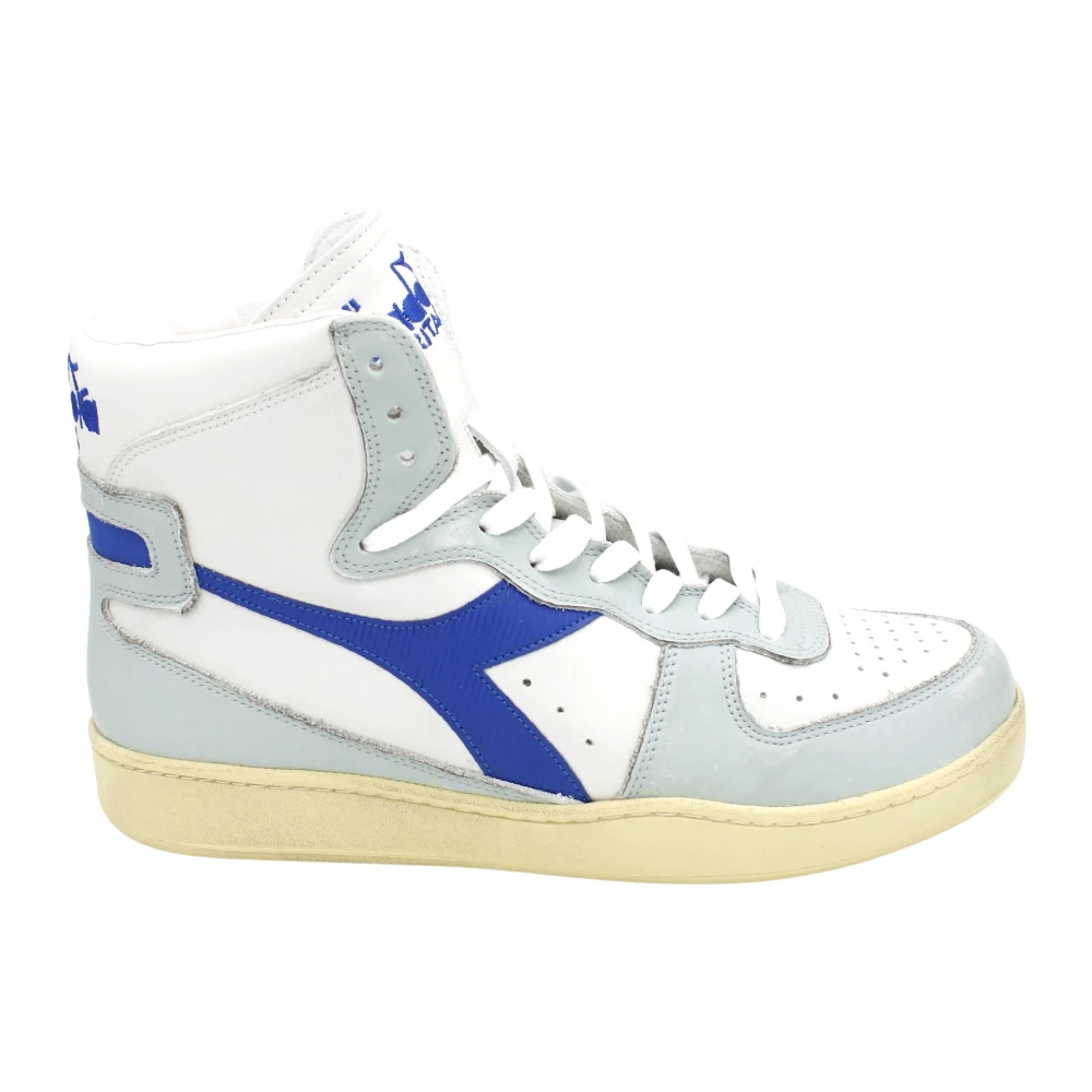 Diadora Vintage Basketbalsneakers Dark Antique Heren Schoenen Grijs