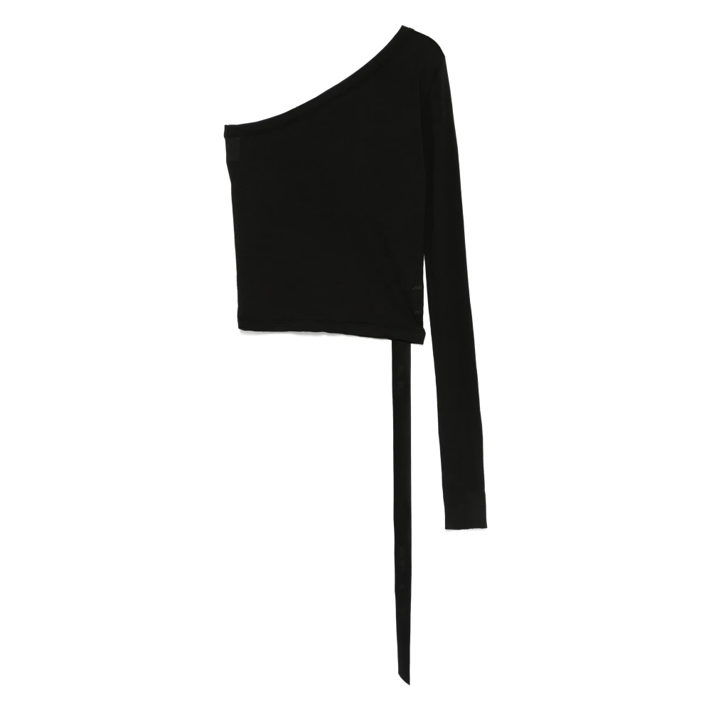 Rick Owens Top met lange mouwen en bandjes Black Dames