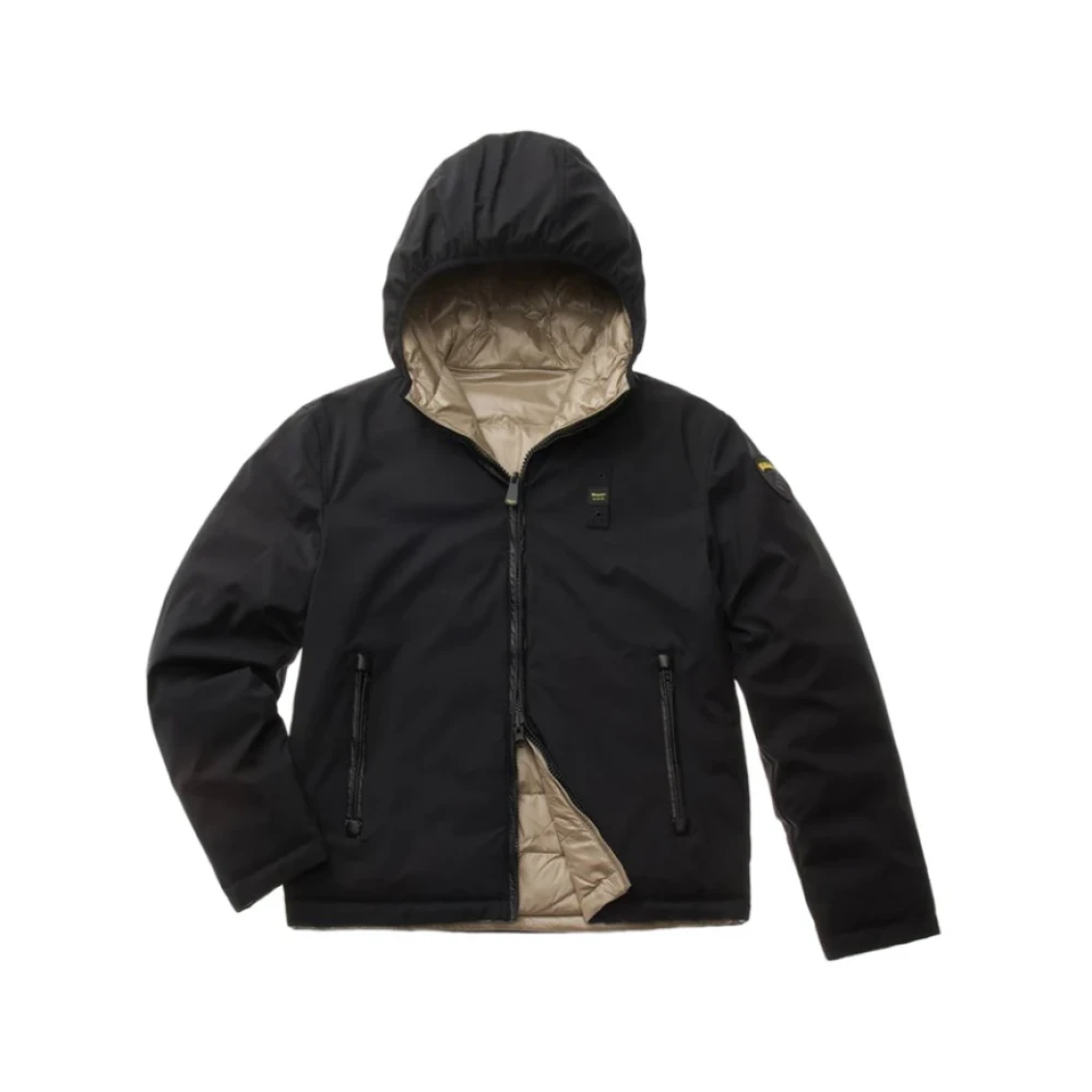 Blauer Zwarte Ballard Jas Black Heren