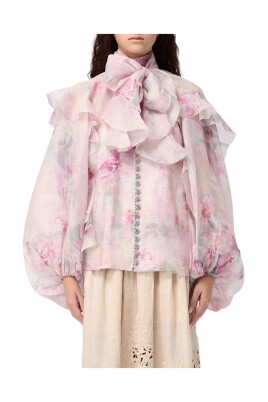chic-floral-silk-blouse-with-ruffles