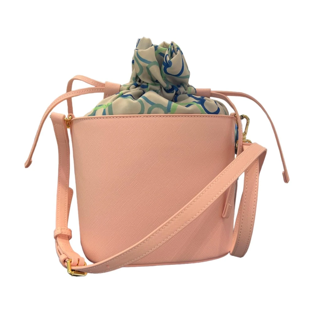 Love Moschino Stijlvolle PU-tas Pink Dames