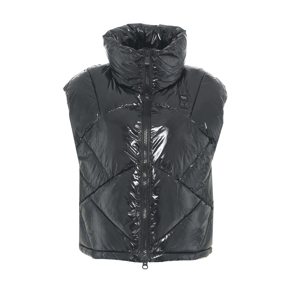 Blauer Zwarte Damesvest Aw24 Black Dames
