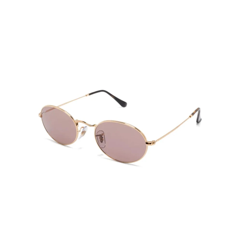 Ray-Ban Oval Metal Sunglasses - Male - Sunglasses - Yellow - 51 Mm - Accessories - Image 4