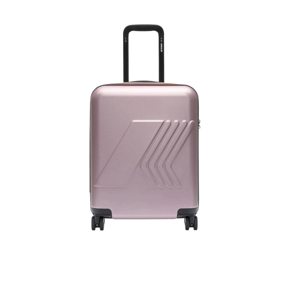 K-Way Vrouw Purper Koffers Dames, Paars, One Size, Polyester, Eudoxieur Trolley