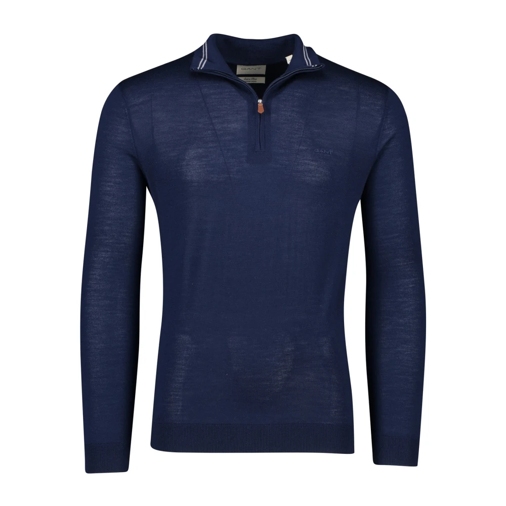 Gant Donkerblauwe Trui Blue Heren