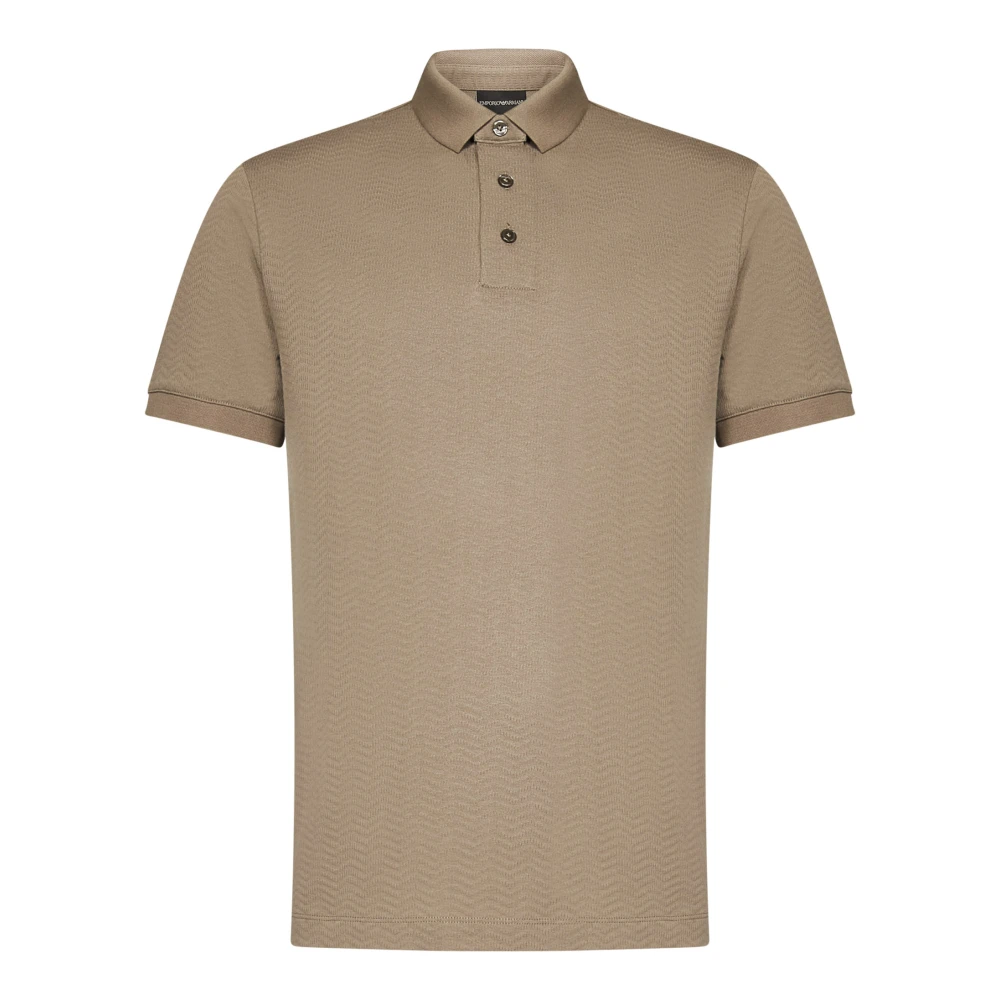 Emporio Armani Mannelijk Beige Heren, Tops, : Klein