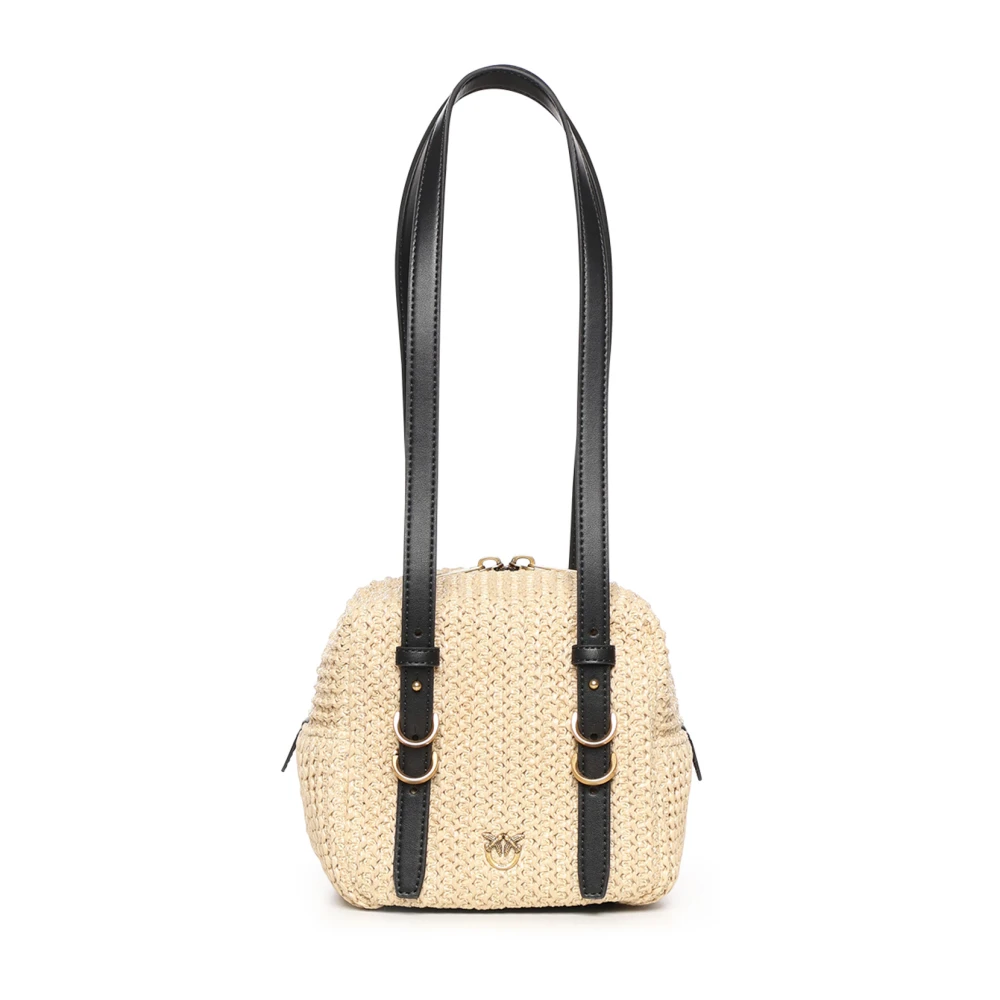 Pinko Women's Beige Borsa - Shoulder Bags - One Size - Bags