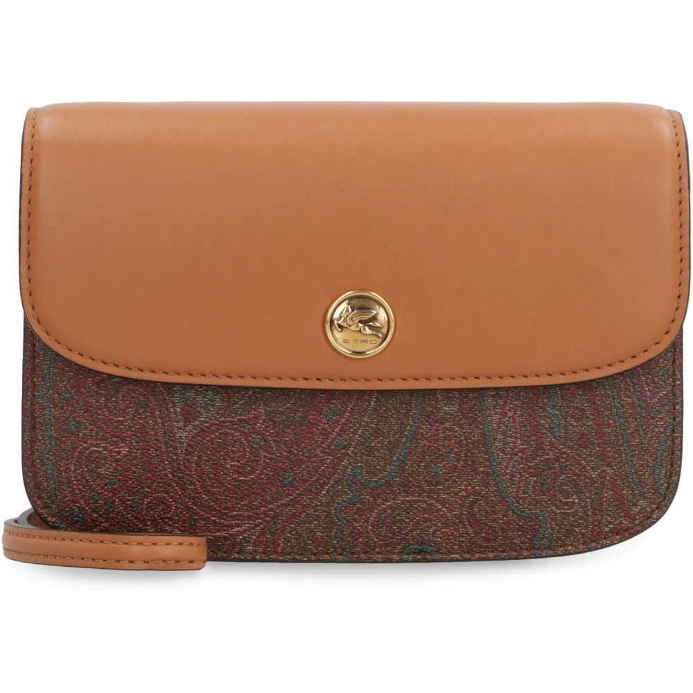 ETRO Paisley Print Crossbody Tas Brown Dames