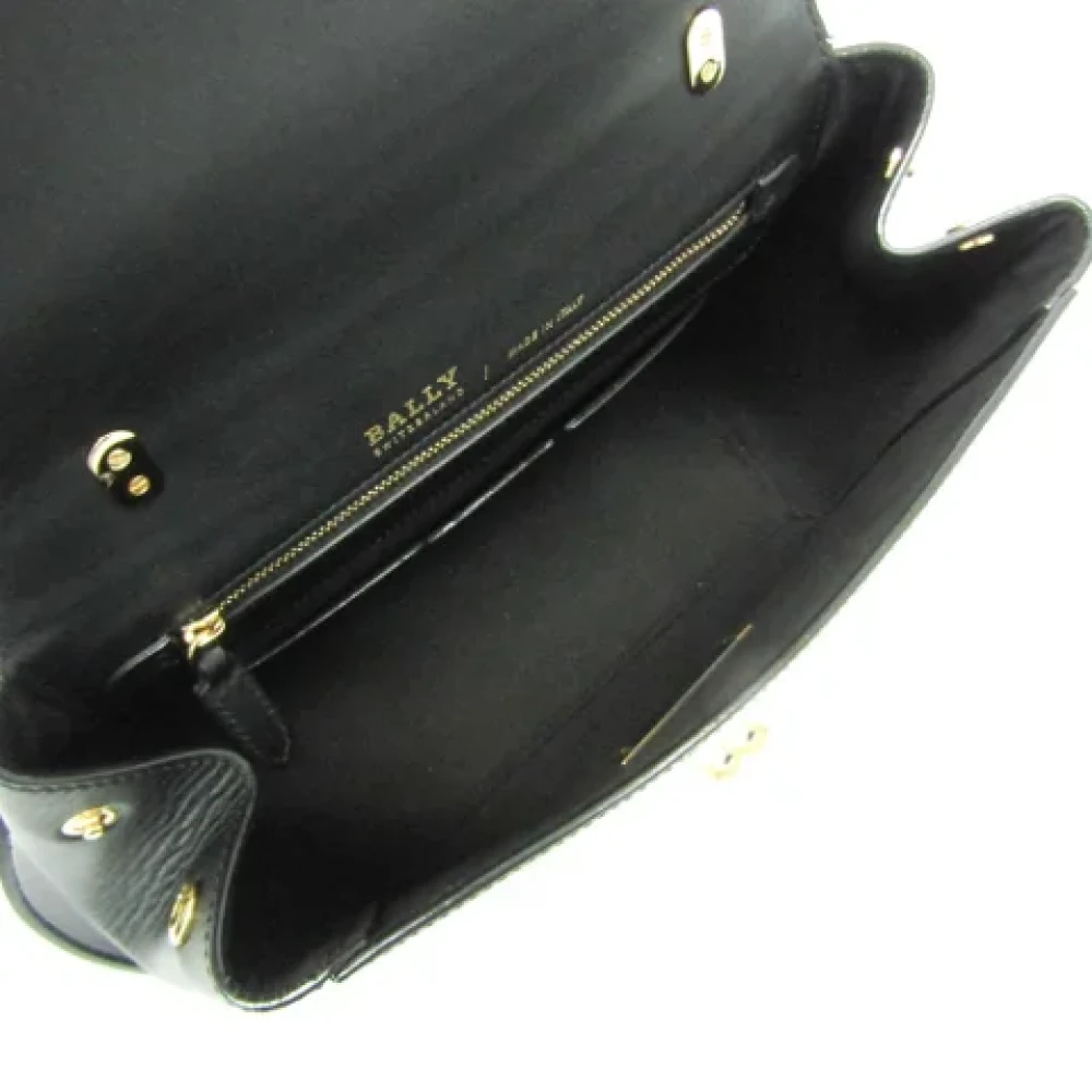 Bally Pre-owned Leather shoulder-bags Black Dames