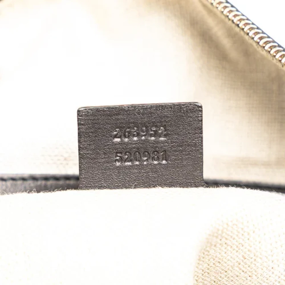 Gucci Vintage Pre-owned Leather totes Black Dames