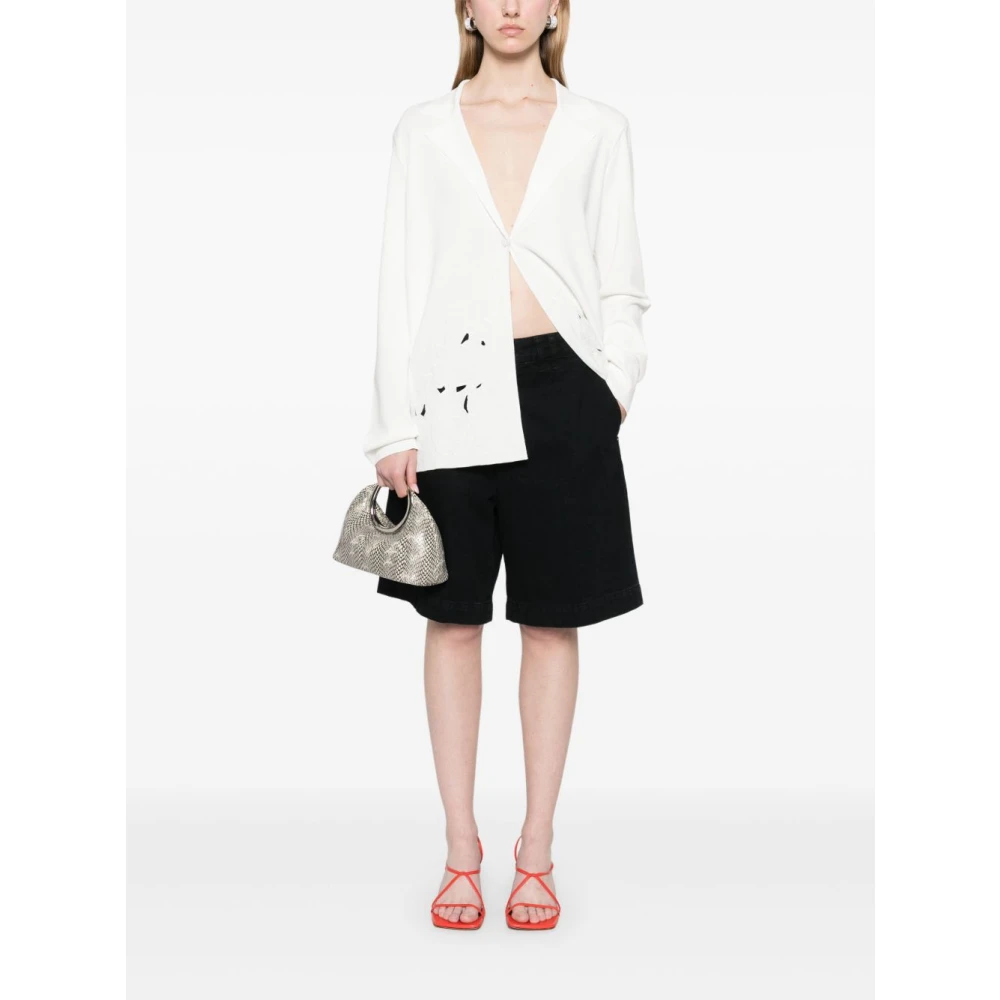 Blugirl Wit Buitenkleding Ss25 Stijlvol Chic Look White Dames