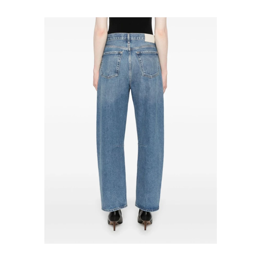 Citizens of Humanity Relaxed Tapered Barrel Leg Jeans Blue Dames