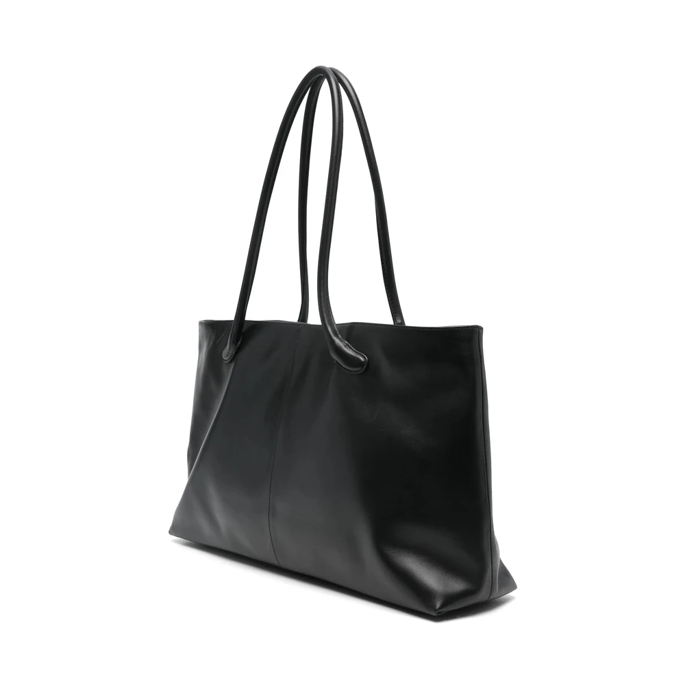 LOW Classic Zwarte Tote Tas met Magnetische Sluiting Black Dames
