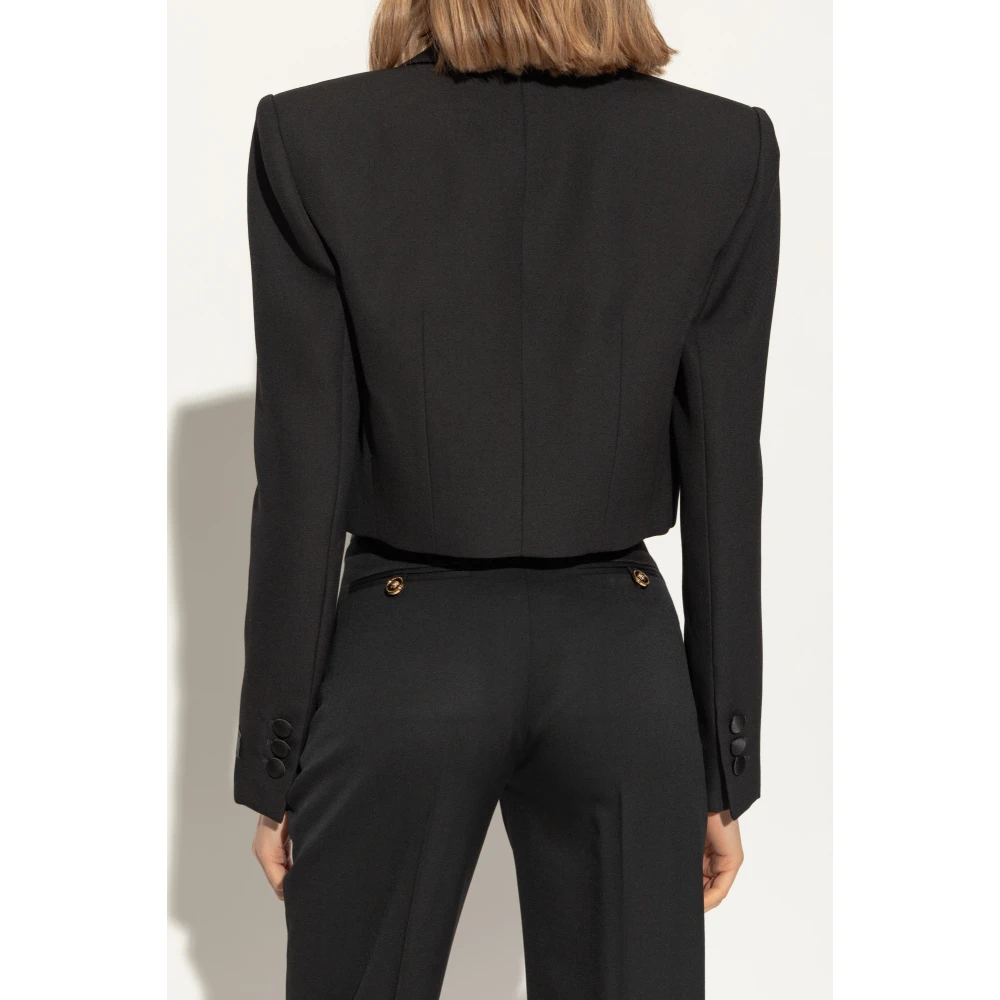 Versace Korte blazer Black Dames