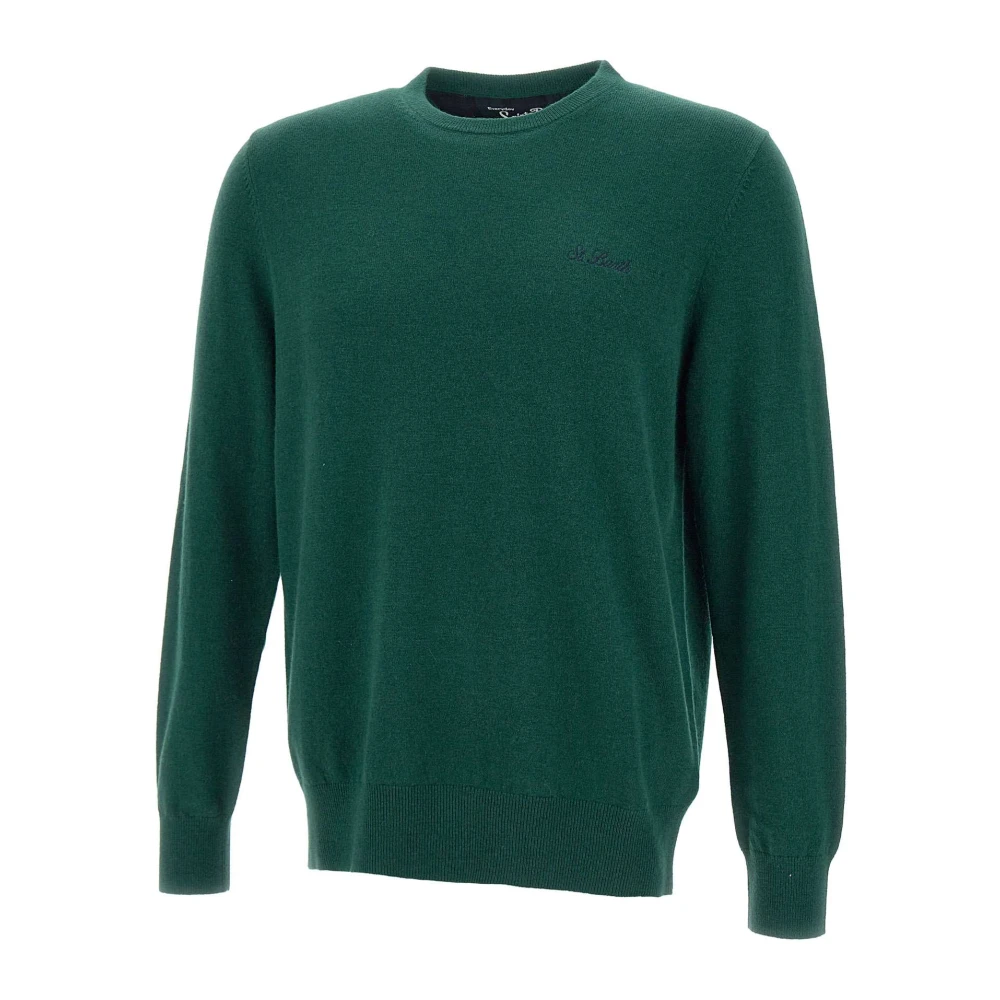 MC2 Saint Barth Groene Wollen Kasjmier Trui Green Heren