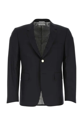 Midnattsblå Twill Blazer