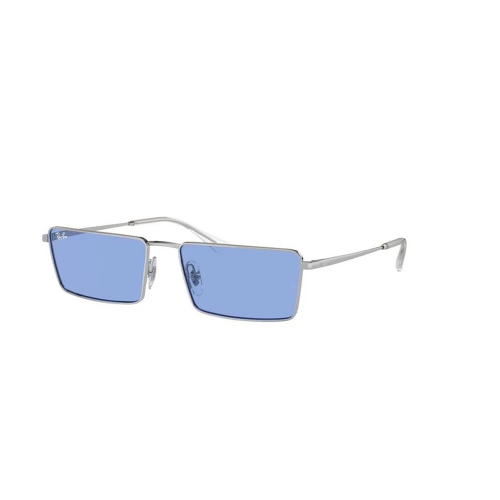 Ray-Ban Unisex Silver/Blue Stylish Sunglasses