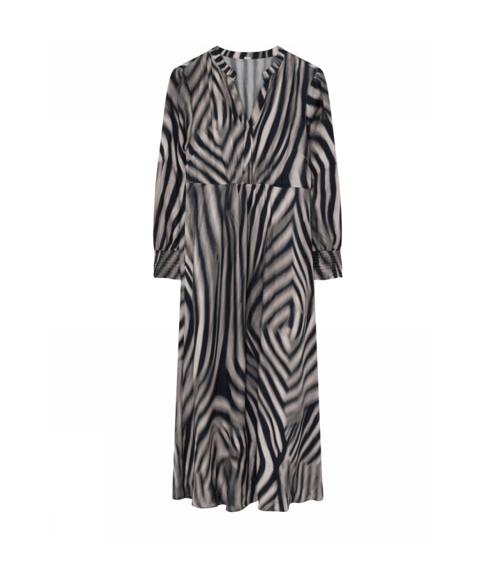 robe-longue-noire-poignets-smock-sable