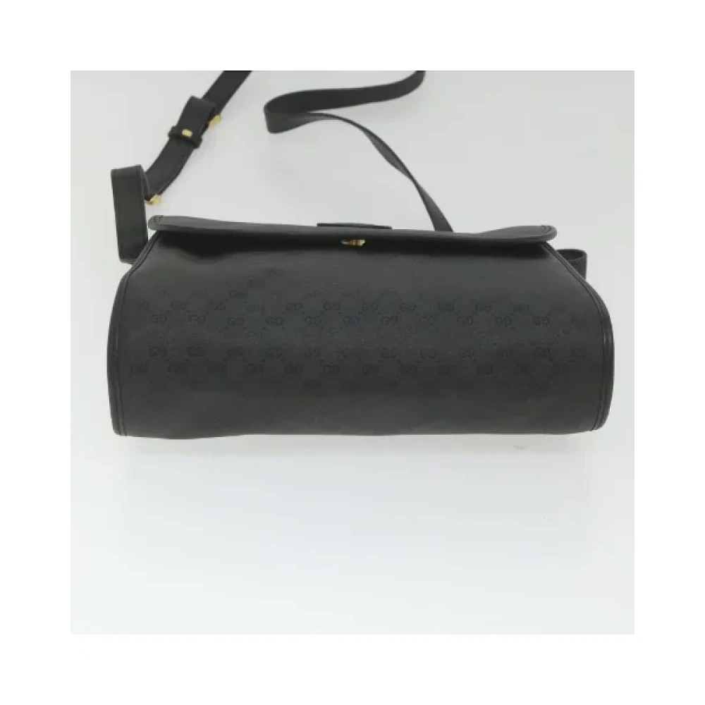 Gucci Vintage Pre-owned Canvas gucci-bags Black Dames