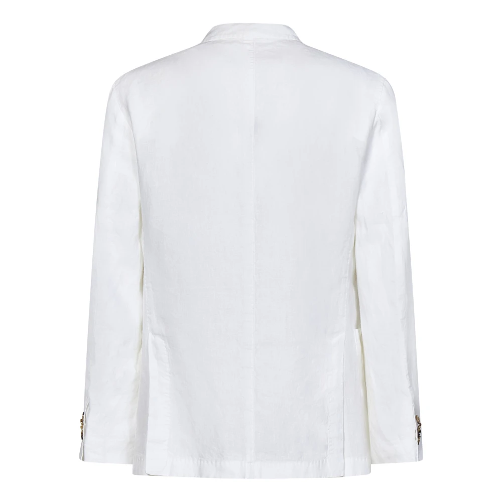 Boglioli Double Breasted Suits White Heren